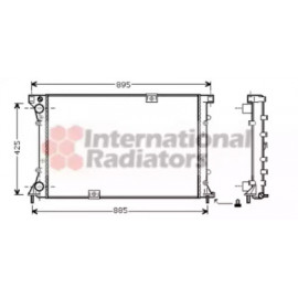 Радiатор (пр-во Van Wezel)