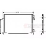 Конденсор кондиціонера TRAFIC/VIVARO/PRIMAST 01- (Van Wezel) 