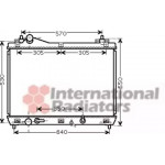 Радiатор охолодження (вир-во Van Wezel) 