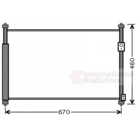 Конденсор кондиціонера GR VITARA 16i/19i/19D 05- (Van Wezel)