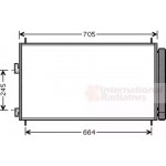 Конденсор кондиціонера RAV4 ALL 06- (Van Wezel) 