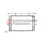 Радіатор S70/V70/850 MT 20/3/5 91- (Van Wezel) 