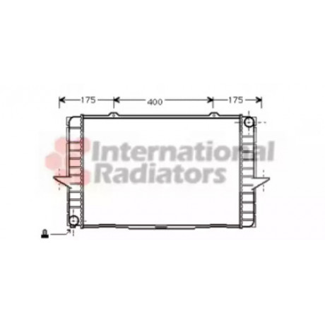 Радиатор охлаждения двигателя S70/V70/850 MT 20/3/5 91- (Van Wezel)