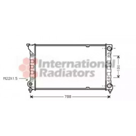 Радіатор PASSAT 3 16/18/20 88-92 (Van Wezel)