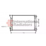 Радіатор VW PASSAT3 MT/AT 88-93 (Van Wezel) 