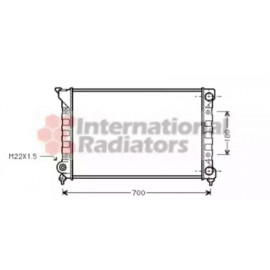 Радіатор VW PASSAT3 MT/AT 88-93 (Van Wezel)