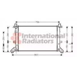 Радіатор VW LT 23/25Td/28Td MT 96- (Van Wezel)