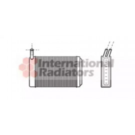 Радіатор опалювача AUDI/VW/PORSCHE MT/AT (Van Wezel)