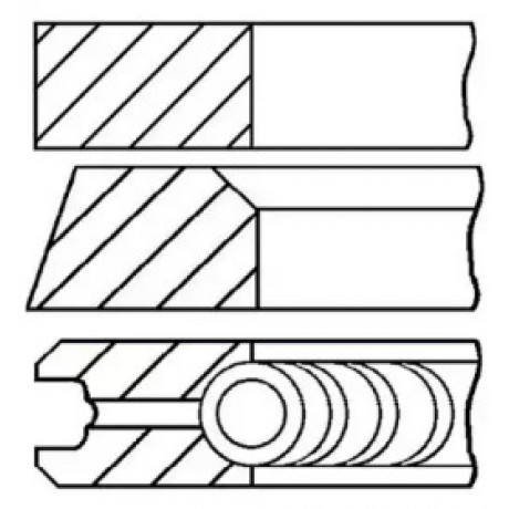 Кільця поршневі (вир-во GOETZE)