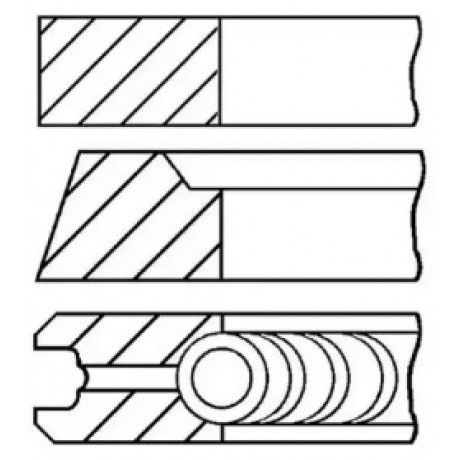 Кільця поршневі (вир-во GOETZE)