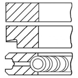 Кільця поршневі (вир-во GOETZE)