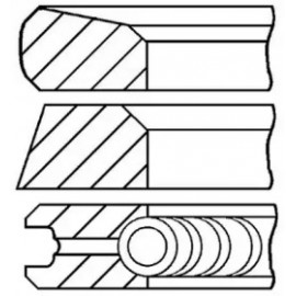 Кільця поршневі (вир-во GOETZE)