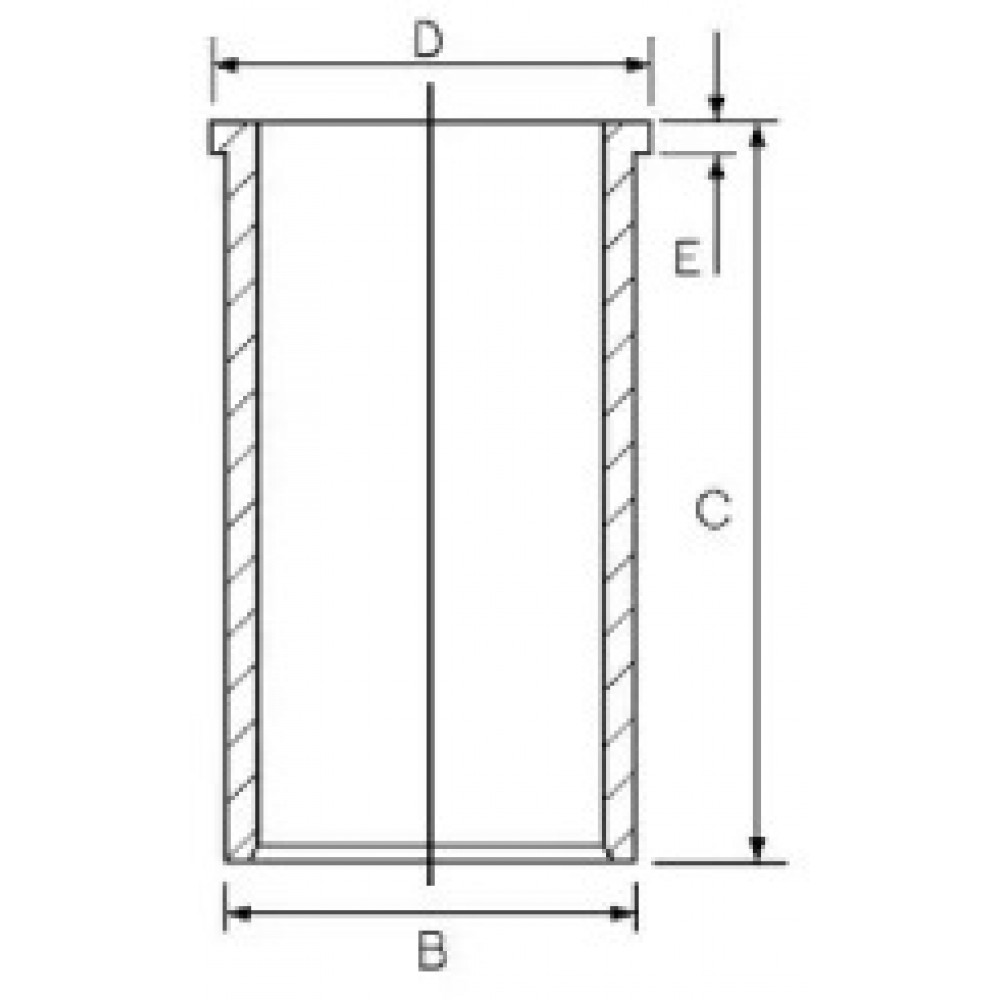 Гильза поршневая RENAULT 78.0 F8M 1.6D (пр-во GOETZE)