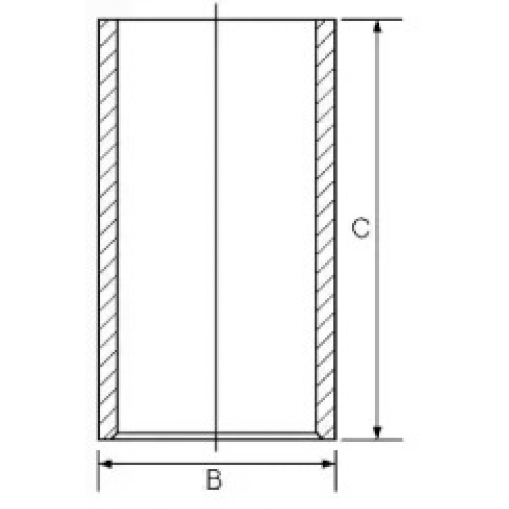 Гильза поршневая MITSUBISHI 91.1 4D55/4D56/4D55T/4D56T (пр-во GOETZE)