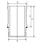 Гільза поршнева (вир-во GOETZE) 