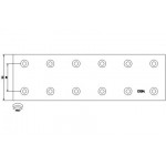 Диск тормозной MAZDA 323(BJ)/6/626(GW) 01.2001- задн. (пр-во ABS) 