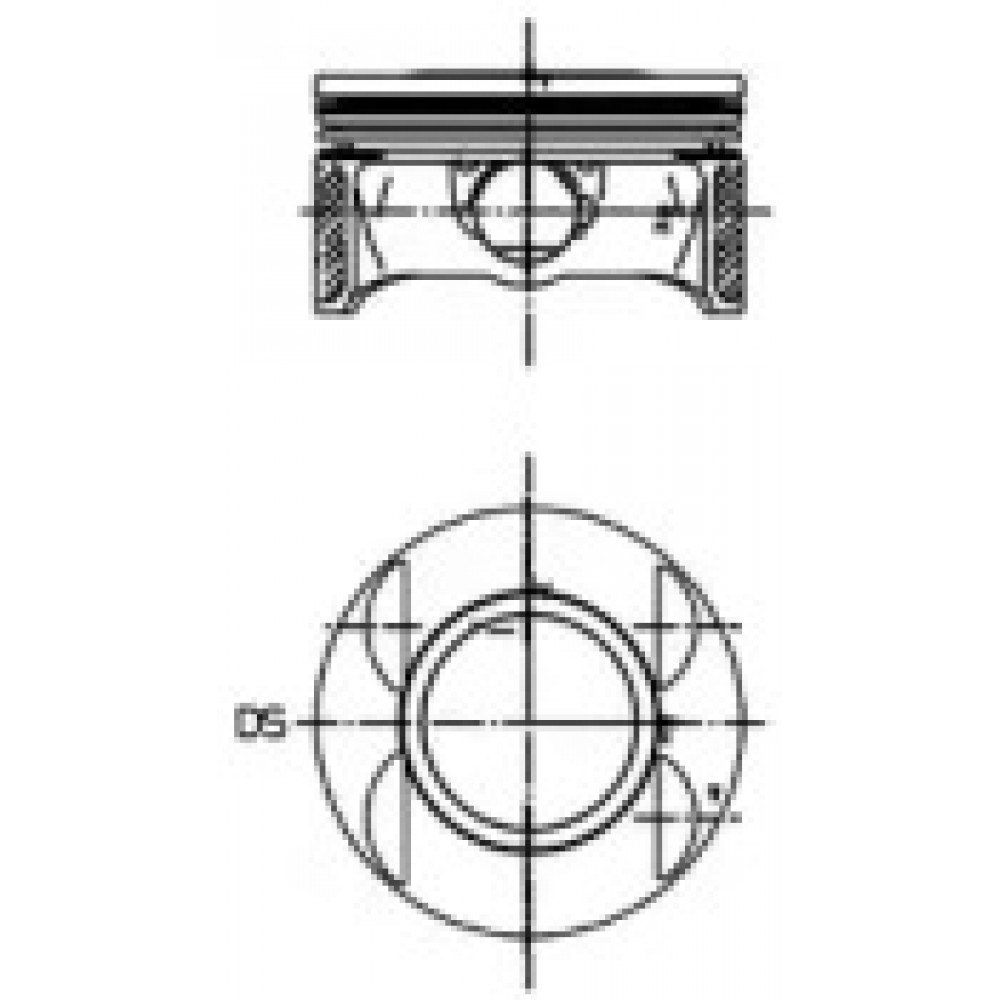 Поршень OPEL 81 (вир-во KS)