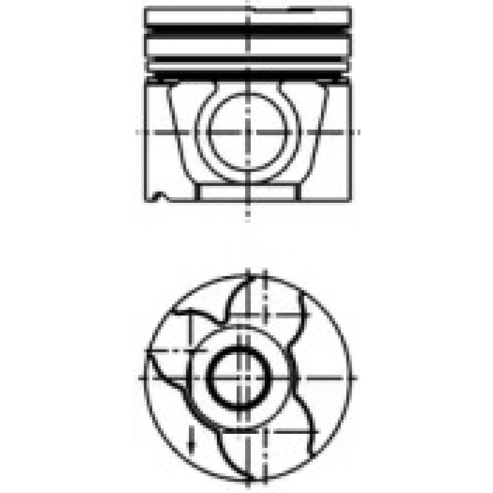 Поршень VW 93.0 AUH/BCQ (пр-во KS)