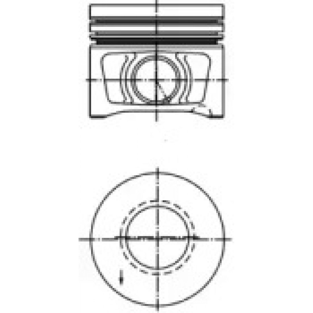 Поршень VAG 81.51 BLB/BNA/BRD/BRE 2,0TDI 16V (пр-во KS)