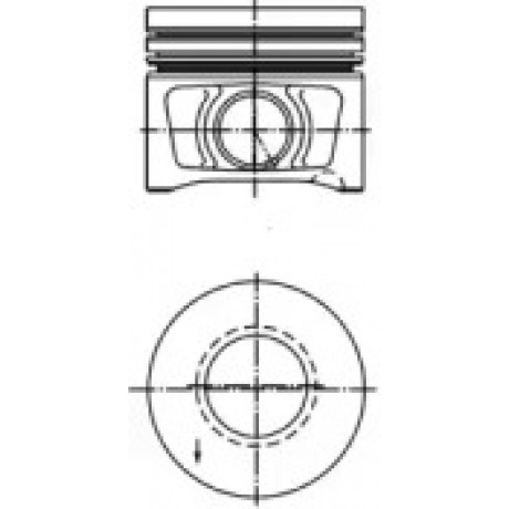 Поршень VAG 81.51 BLB/BNA/BRD/BRE 2,0TDI 16V (пр-во KS)