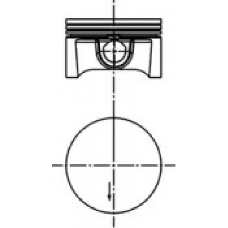 Поршень OPEL 79.5 Z16XEP (пр-во KS)
