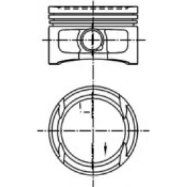 Поршень VW 77,01 (вир-во KS)