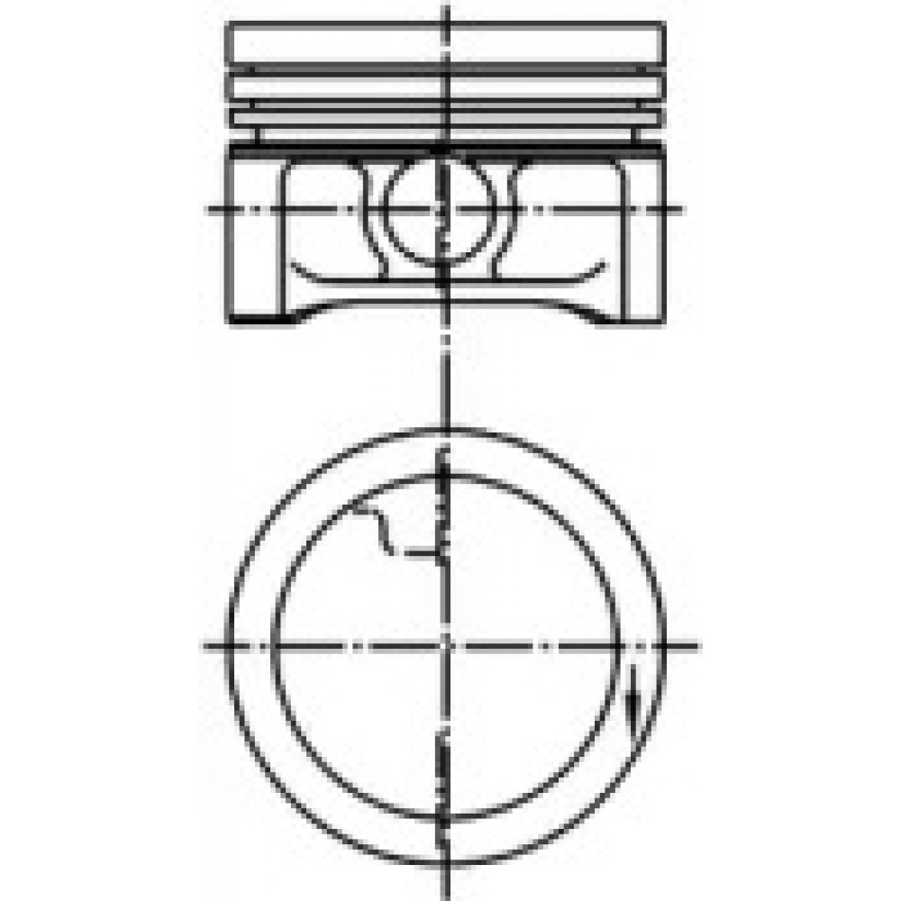 Поршень SMART 63.75 M160 (пр-во KS)