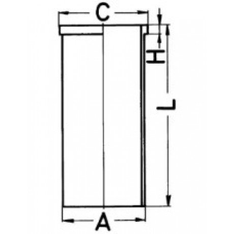 Гильза поршневая VAG 79,51 1,9D/TD-2,4D (пр-во KS)