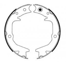 Колодка торм. барабан. MITSUBISHI GALANT, задн. (пр-во Jurid)