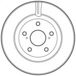 Диск гальмівний (вир-во Jurid)  Диск гальмівний (вир-во Jurid)