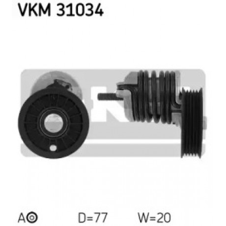 Роликовий модуль натягувача ременя AUDI A6 (4B2, C5) 1.9 TDI (вир-во SKF)