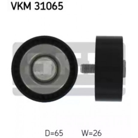 Ведучий ролик, поліклиновий ремінь VW PASSAT (362) 3.6 FSI 4motion 2011 - 2014 (Вир-во SKF)