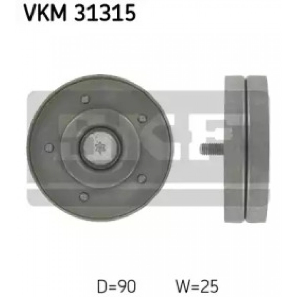 Ролик модуля натяжителя ремня AUDI A5 (8T3) 2.0 TFSI (пр-во SKF)