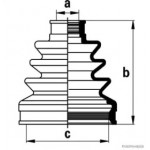 Пильовик ШРКШа внутр. HONDA CIVIC, JAZZ II (вир-во Jakoparts) 
