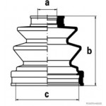 Пильовик ШРКШа внутр. MAZDA (вир-во Jakoparts) 