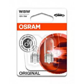 Лампа вспомогат. освещения W5W 12V 5W W2,1X9,5d ORIGINAL LINE (2 шт) blister (пр-во OSRAM)