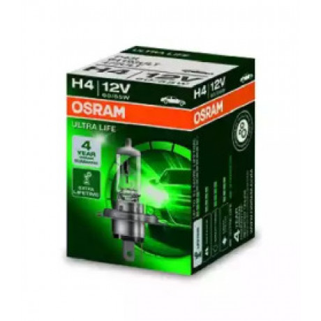 Лампа фарна H4 12V 60/55W P43t ULTRA LIFE (вир-во OSRAM)