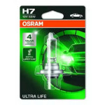 Лампа фарна H7 12V 55W PX26d ULTRA LIFE 1шт.blister (пр-во OSRAM) 