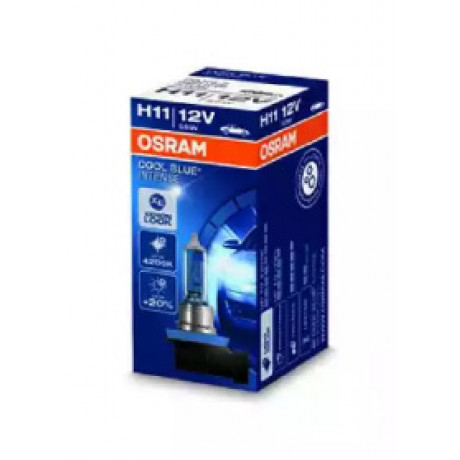 Лампа фарная H11 12V 55W PGJ19-2 COOL BLUE Intense 1шт. (пр-во OSRAM)