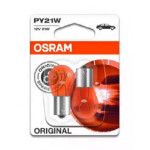Лампа допоміжн. освітлення Рy21w 12v 21w Ваu15s (2 шт) blister (вир-во OSRAM) 