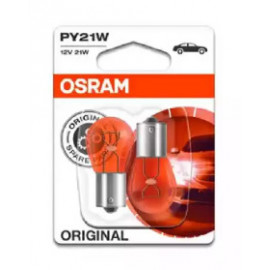 Лампа допоміжн. освітлення Рy21w 12v 21w Ваu15s (2 шт) blister (вир-во OSRAM)  Лампа допоміжн. освітлення Рy21w 12v 21w Ваu15s (2 шт) blister (вир-во OSRAM)