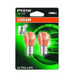 Лампа накалу PY21W 12V 21W BAU15s Ultra Life (компл.) (вир-во OSRAM) 