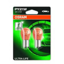 Лампа накалу PY21W 12V 21W BAU15s Ultra Life (компл.) (вир-во OSRAM)  Лампа накалу PY21W 12V 21W BAU15s Ultra Life (компл.) (вир-во OSRAM)