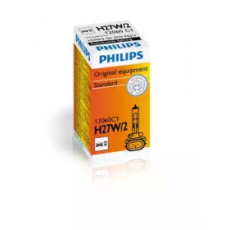 Лампа накаливания H27W/2 12V 27W PGJ13 STANDARD (пр-во Philips)