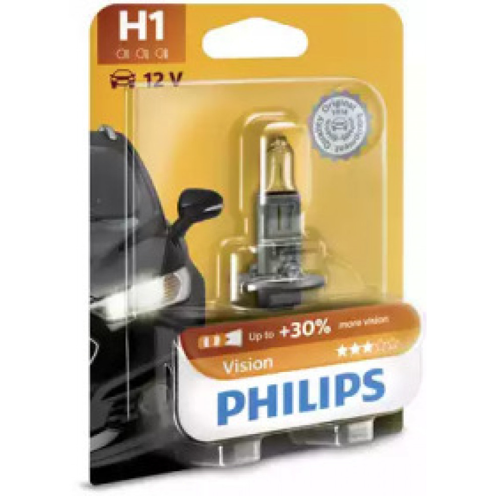 Лампа розжарювання H1premium 12v 55w P14,5s (вир-во Philips)