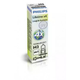 Лампа розжарювання H3 12V 55W  PK22s LongerLife Ecovisio (вир-во Philips)