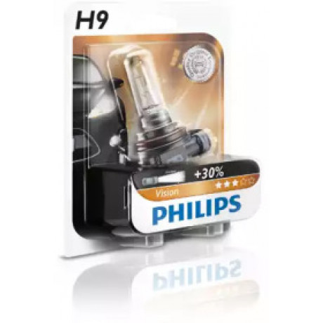 Лампа накалу H9 12V 65W PGJ19-5 STANDARD  (вир-во Philips)