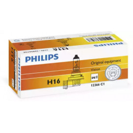 Лампа накалу H16 12V 19W PGJ19-3 STANDARD 3200K (вир-во Philips)
