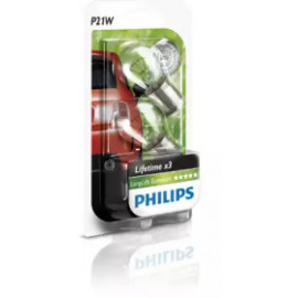 Лампа накалу P21W 12V 21W BA15s LongerLife EcoVision 2шт blister (вир-во Philips)