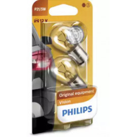 Лампа розжарювання P21/5w12v 21/5w Bay15d(вир-во Philips)  Лампа розжарювання P21/5w12v 21/5w Bay15d(вир-во Philips)